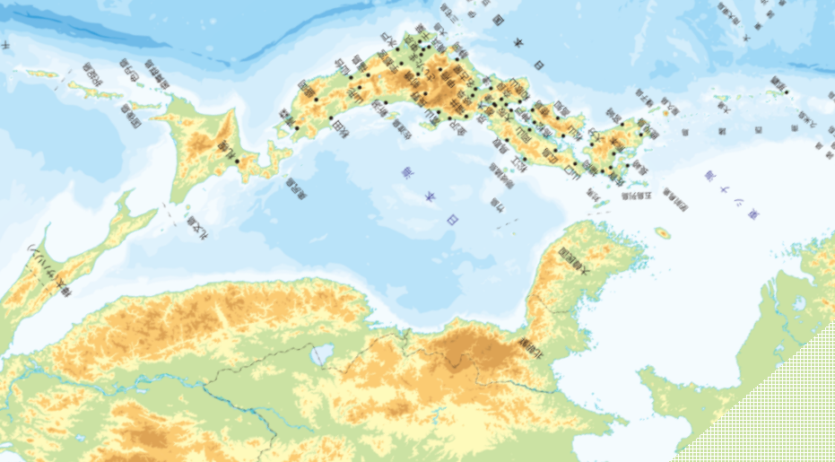 ◇ 中国から見た日本地図（環日本海諸国図）: Open ブログ