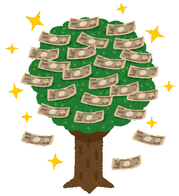 money_kanenonaruki.gif